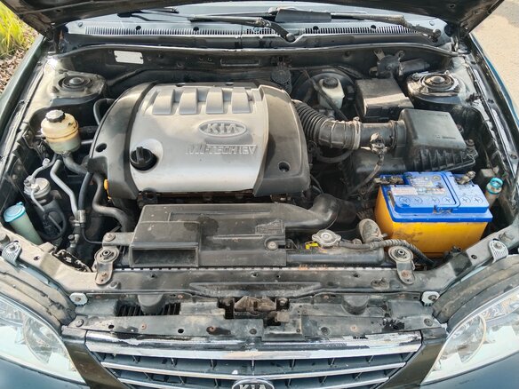 2008 Kia Spectra I Рестайлинг 2, чёрный, 270000 рублей - вид 6
