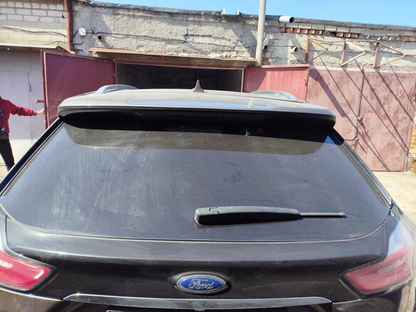 2019 Ford Edge II Рестайлинг, серый, 3500000 рублей - вид 8
