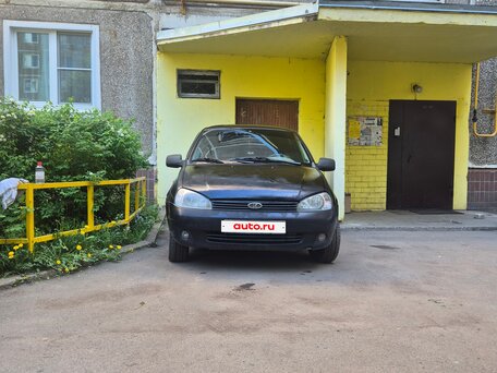 2010 Lada (ВАЗ) Kalina I, чёрный, 150000 рублей, вид 2
