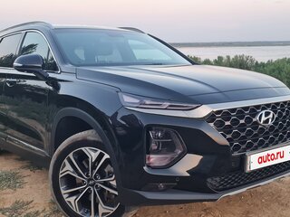 2020 Hyundai Santa Fe IV, чёрный, 3450000 рублей, вид 1