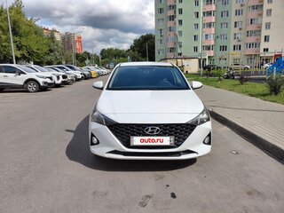 2020 Hyundai Solaris II Рестайлинг, белый, 1220000 рублей, вид 1