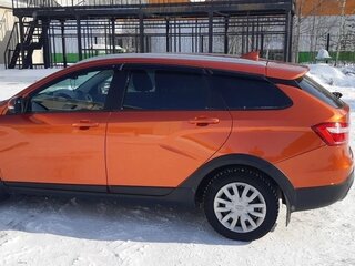 2019 Lada (ВАЗ) Vesta SW Cross I, оранжевый, 950000 рублей, вид 3