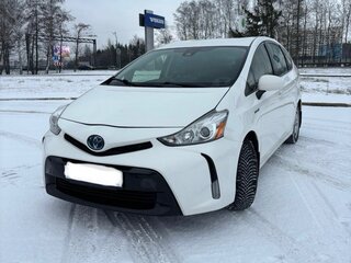 2018 Toyota Prius v (+) I Рестайлинг (ZVW40/41), белый, 1561924 рублей, вид 1