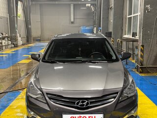 2015 Hyundai Solaris I Рестайлинг, серый, 948000 рублей, вид 1