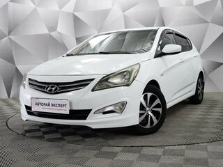 2016 Hyundai Solaris I Рестайлинг, белый, 658000 рублей, вид 1