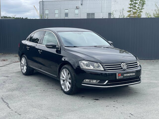 2012 Volkswagen Passat B7, чёрный, 929000 рублей, вид 3