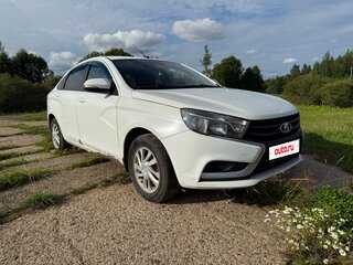 2016 Lada (ВАЗ) Vesta I, белый, 490000 рублей, вид 3