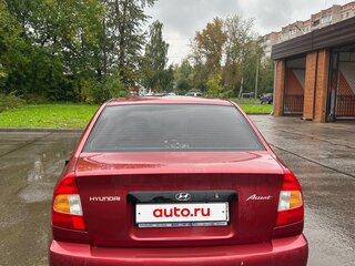 2005 Hyundai Accent ТагАЗ II, красный, 140000 рублей, вид 3