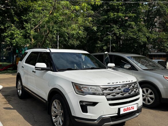 2019 Ford Explorer V Рестайлинг 2, белый - вид 2
