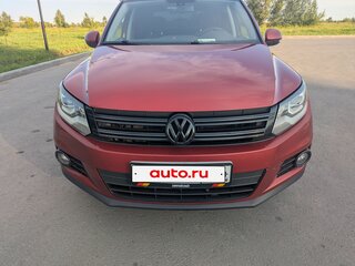 2012 Volkswagen Tiguan I Рестайлинг, красный, 1390000 рублей, вид 2