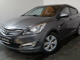 2016 Hyundai Solaris I Рестайлинг, серый, 999000 рублей, вид 3