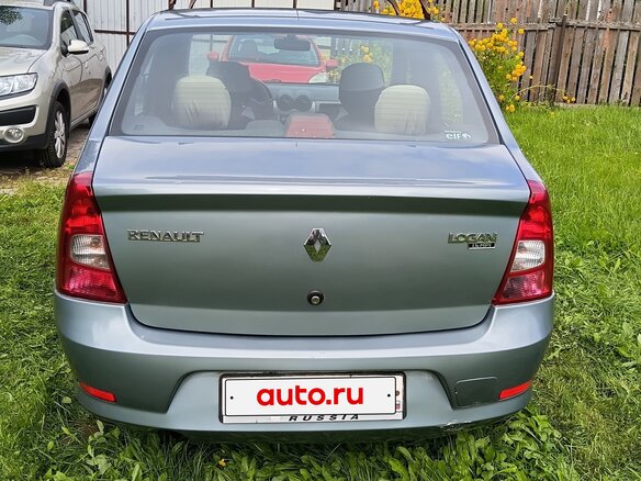 2012 Renault Logan I Рестайлинг, синий, 365000 рублей - вид 8