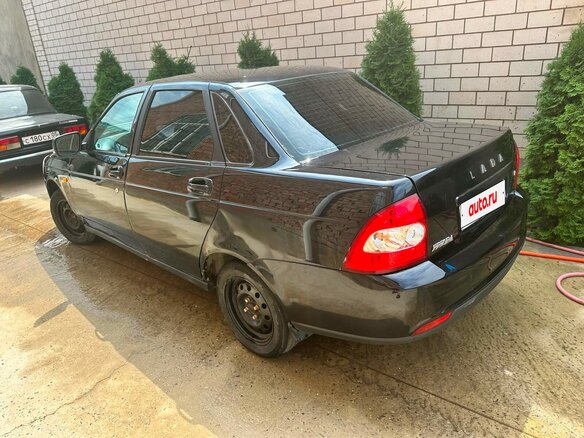 2008 Lada (ВАЗ) Priora I, чёрный, 190000 рублей - вид 5