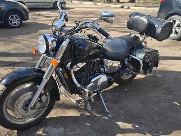 2005 Honda VT 1100, чёрный, 550000 рублей - вид 6