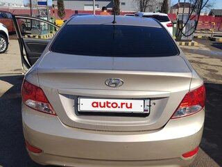 2014 Hyundai Solaris I, бежевый, 895000 рублей, вид 2