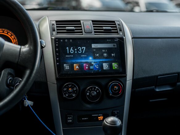 2007 Toyota Corolla X (E140, E150), серый - вид 6