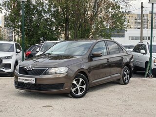 2017 Skoda Rapid I Рестайлинг, коричневый, 1029000 рублей, вид 1