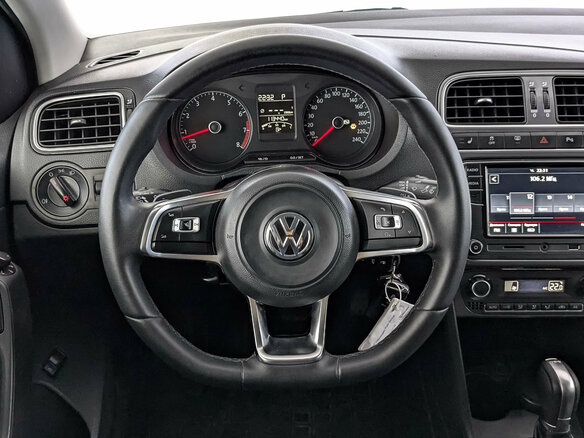 2019 Volkswagen Polo V Рестайлинг, синий, 1195000 рублей - вид 21
