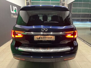 2018 Infiniti QX80 I Рестайлинг 2, синий, 5900000 рублей, вид 5