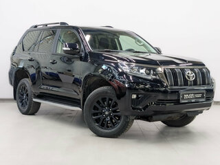 2021 Toyota Land Cruiser Prado 150 Series Рестайлинг 3, чёрный, 5790000 рублей, вид 3