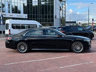 2021 Mercedes-Benz S-Класс 500 Long 4MATIC VII (W223), чёрный, 12480000 рублей, вид 4