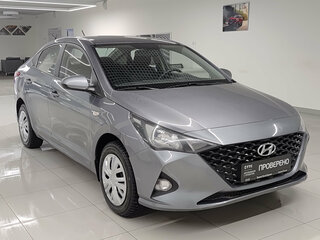 2020 Hyundai Solaris II Рестайлинг, серый, 970000 рублей, вид 3