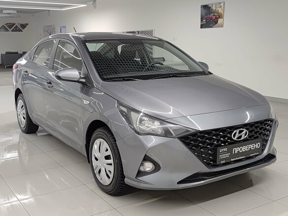 2020 Hyundai Solaris II Рестайлинг, серый - вид 2