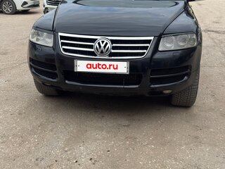 2003 Volkswagen Touareg I, чёрный, 1000000 рублей, вид 1