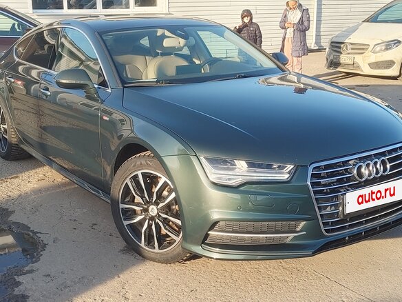 2017 Audi A7 I (4G) Рестайлинг, зелёный, 2845000 рублей - вид 19