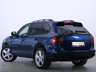 2008 Porsche Cayenne I Рестайлинг (957), синий, 1089000 рублей, вид 4