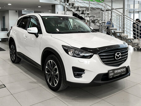 2016 Mazda CX-5 I Рестайлинг, белый, 2050000 рублей, вид 3