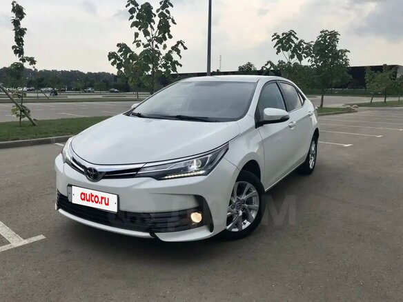 2016 Toyota Corolla XI (E160, E170, E180) Рестайлинг 1, белый, 1600000 рублей - вид 1