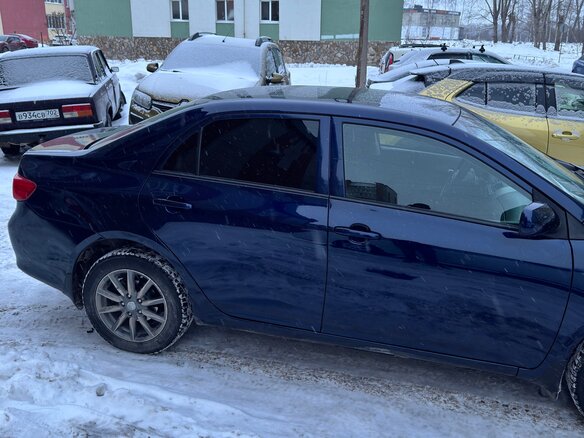 2008 Toyota Corolla X (E140, E150), синий, 750000 рублей - вид 10