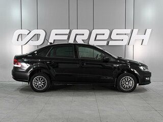 2019 Volkswagen Polo V Рестайлинг, чёрный, 1439000 рублей, вид 5