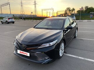 2018 Toyota Camry US Market VIII (XV70), чёрный, 1850000 рублей, вид 3