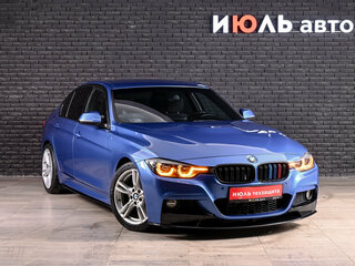 2016 BMW 3 серии 320i xDrive VI (F3x) Рестайлинг, синий, 2150000 рублей, вид 3