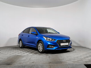2017 Hyundai Solaris II, синий, 1145000 рублей, вид 3