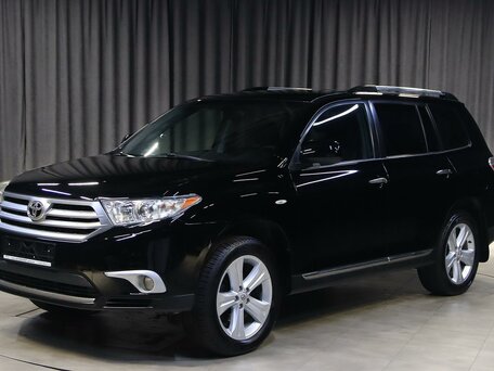 2011 Toyota Highlander II (XU40) Рестайлинг, чёрный, 1549000 рублей, вид 1
