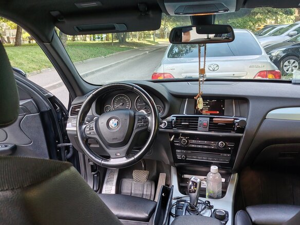 2014 BMW X3 20i xDrive II (F25) Рестайлинг, чёрный - вид 7