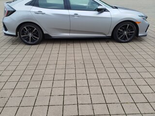 2021 Honda Civic X Рестайлинг, серебристый, 1420000 рублей, вид 3