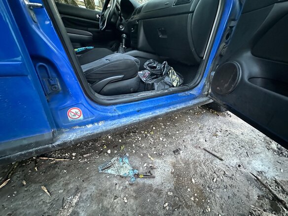 1998 Volkswagen Golf IV, синий, 215000 рублей - вид 11