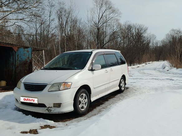 2000 Mazda MPV II (LW), белый, 280000 рублей