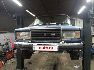 2007 Lada (ВАЗ) 2107, синий, 105000 рублей, вид 1