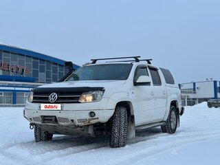 2012 Volkswagen Amarok Double Cab full-time I, белый, 1400000 рублей, вид 1