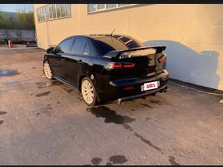 2013 Mitsubishi Lancer X Рестайлинг, чёрный, 980000 рублей, вид 4