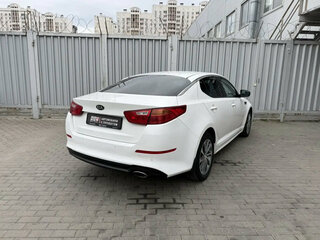 2014 Kia Optima III Рестайлинг, белый, 1175000 рублей, вид 5