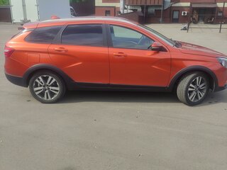 2020 Lada (ВАЗ) Vesta SW Cross I, оранжевый, 1050000 рублей, вид 4