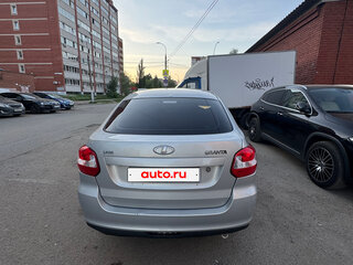 2014 Lada (ВАЗ) Granta I, серебристый, 380000 рублей, вид 2