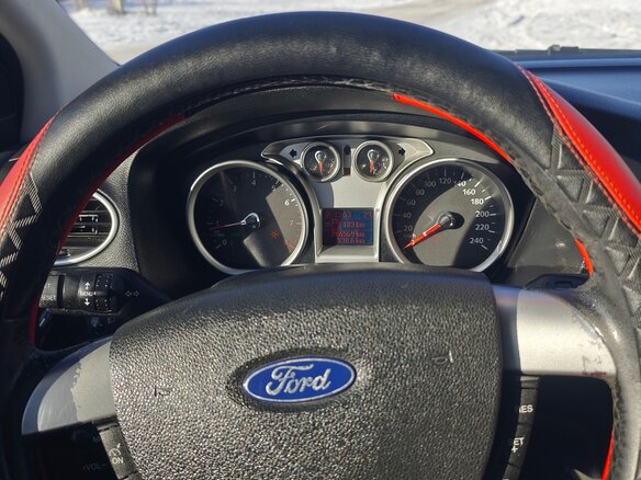 2008 Ford Focus II Рестайлинг, чёрный, 510000 рублей - вид 7