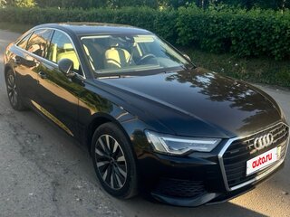 2021 Audi A6 45 TFSI V (C8), чёрный, 3800000 рублей, вид 2